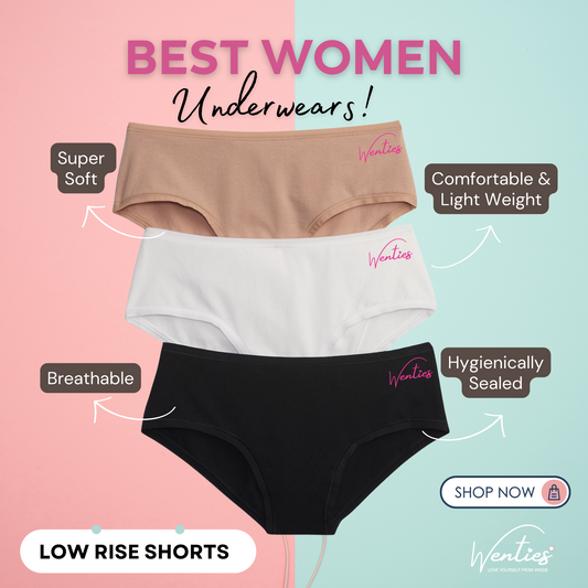 Low Rise Boy Short Super Soft Women Underwear (Pack of 6)!